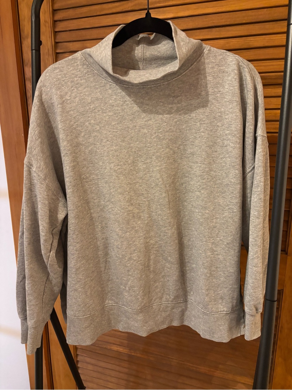 Old Navy Light Gray Mock Neck Pullover